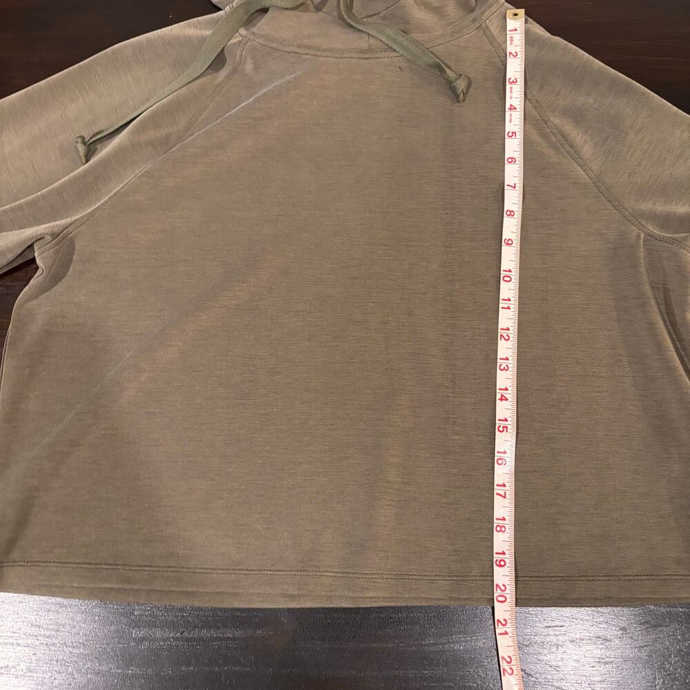 Versona Activewear Dark Green Pullover Hoodie- Sz Large - Picture 5 of 5